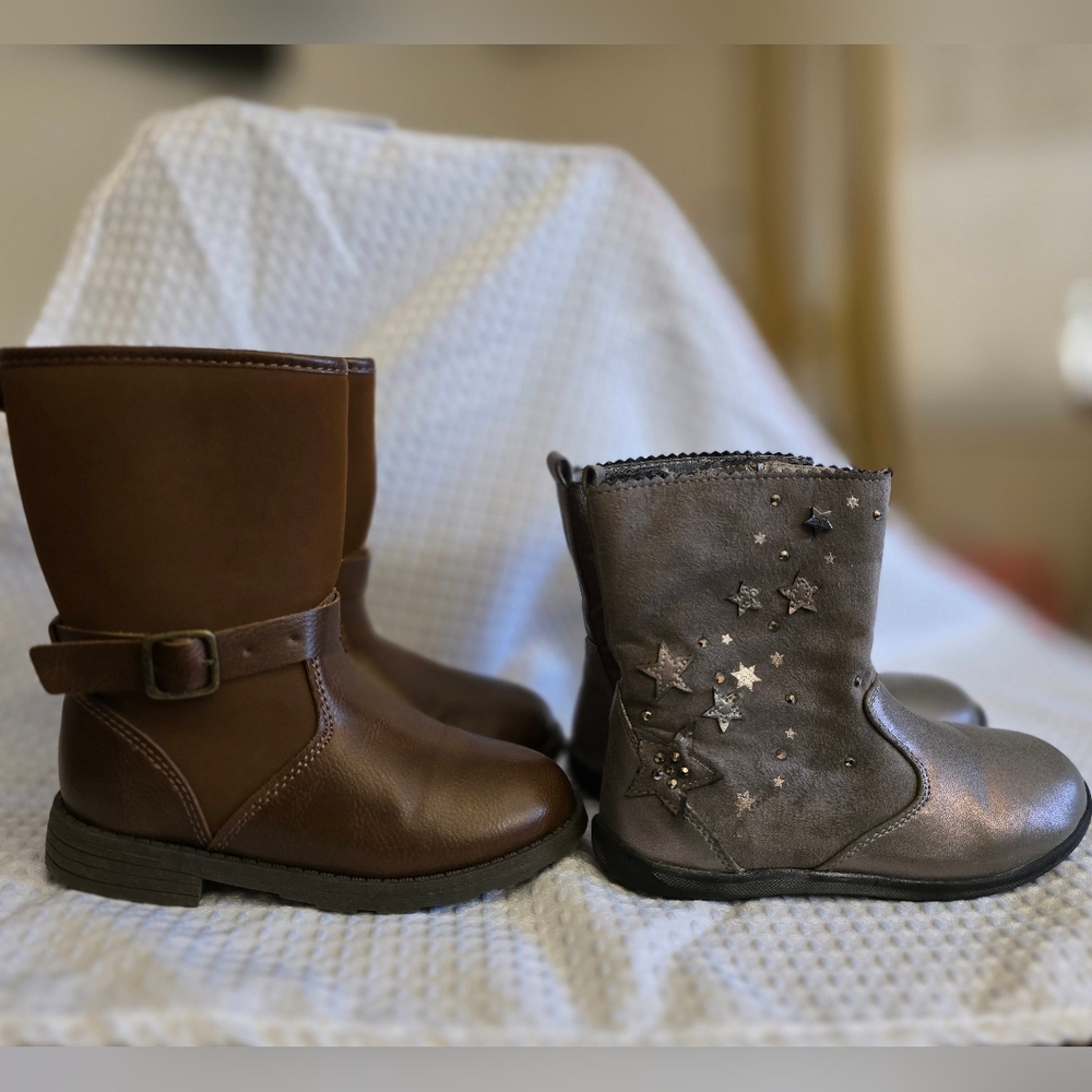 Carter's and Naturino boots, girls 11